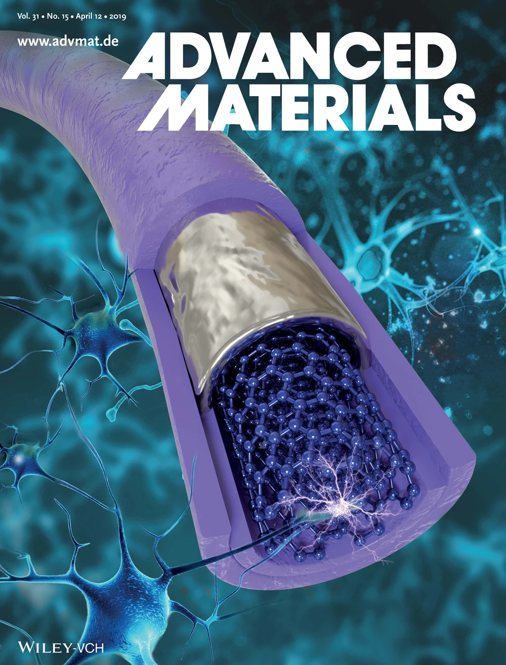 Advanced Materials cover: Graphene bioelectronics