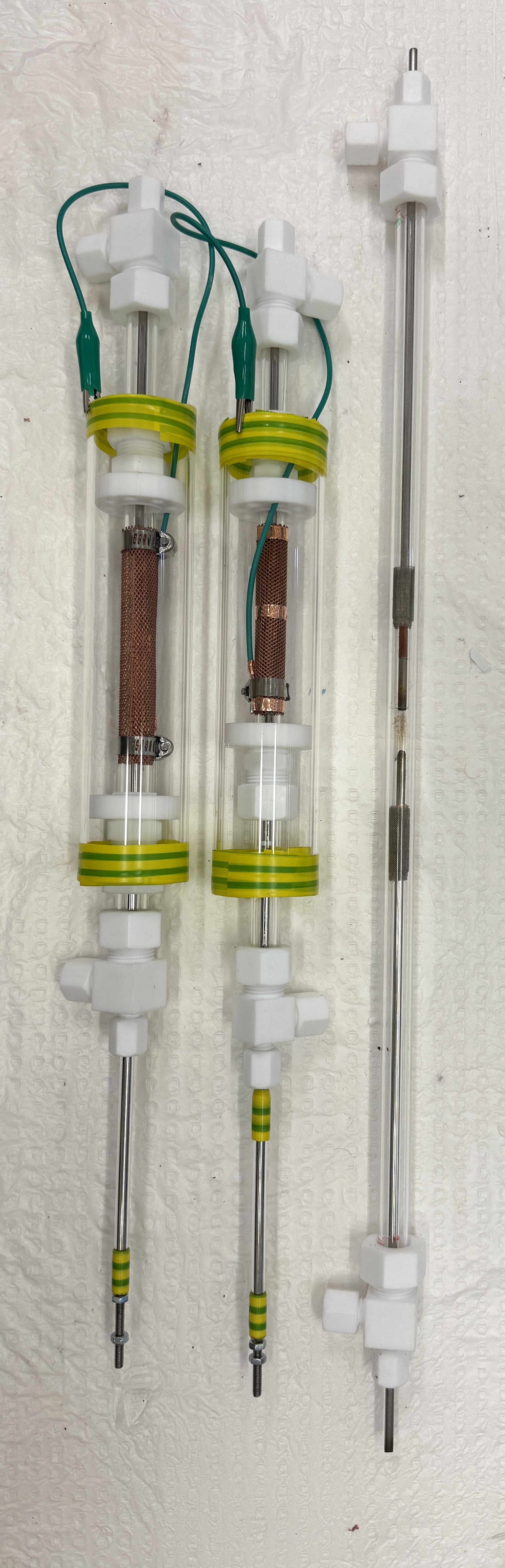 Three complete reactor assemblies made by NetZero