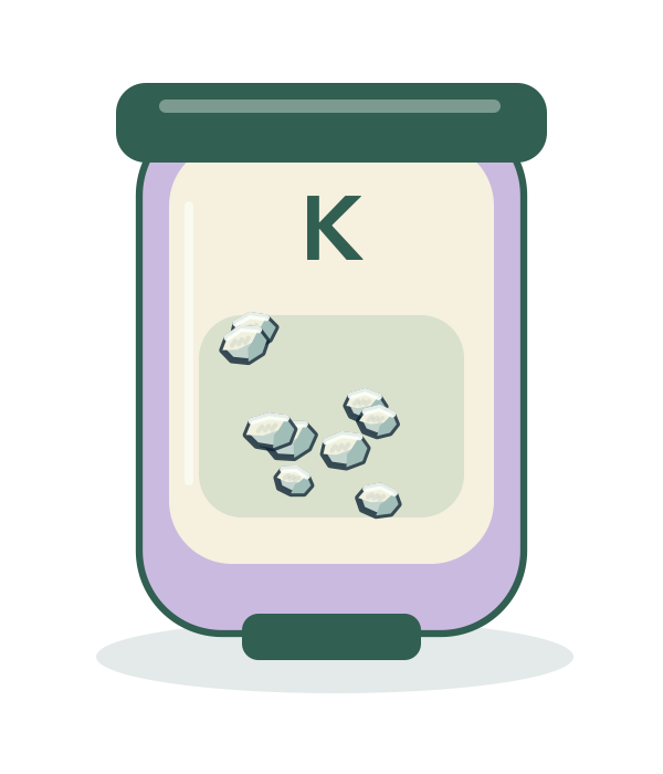 Potassium mineral cartridge